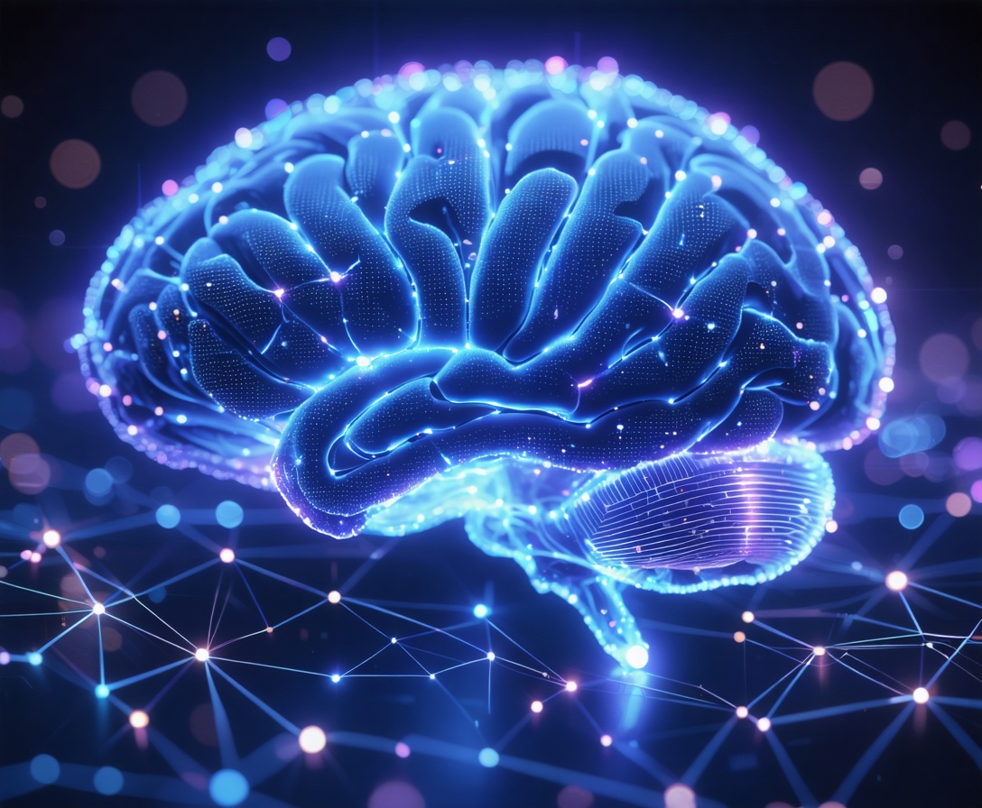 Абстрактная визуализация нейронных связей