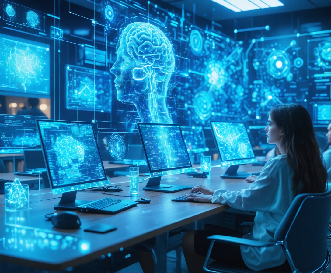 Футуристическая аудитория для обучения технологиям будущего